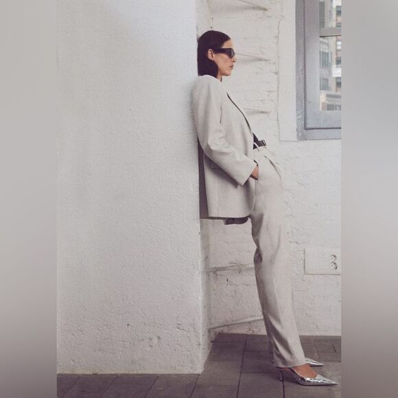 Mango Co-Ord Set Blazer Pants New - Picture 12 of 16